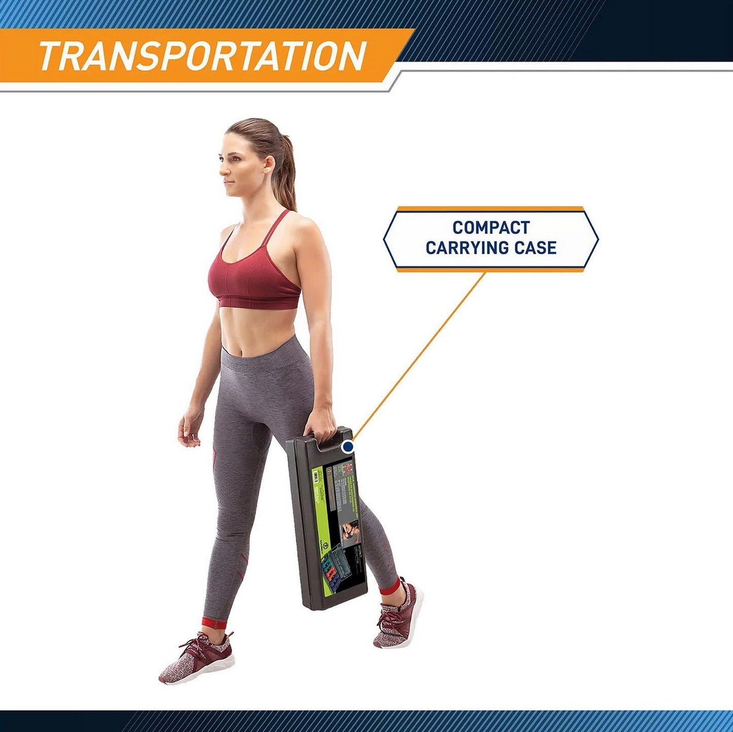 Marcy 2 3 & 5 Pound Neoprene Dumbbell Set Strength Training Weights Storage Case