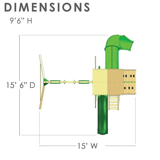 Gorilla Playset Huge Cedar Wood Wooden Swing Set 2 Slides Rock Wall Sandbox