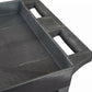 24" x 18" Heavy Duty Utility Cart 3 Deep Tub Shelves Home Garage Office Plastic