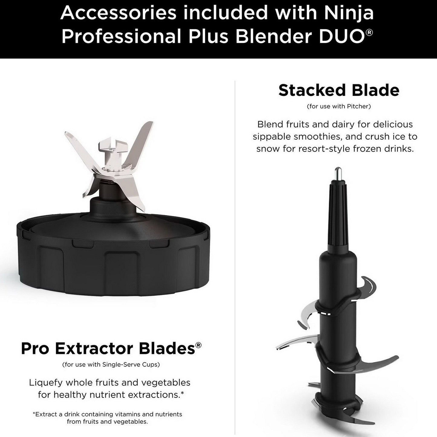 Ninja Professional Plus Blender DUO Auto-iQ Smoothie Maker Ice Crusher Extractor