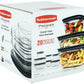Rubbermaid 20 Piece Food Storage Containers Set Premier Easy Find Lids