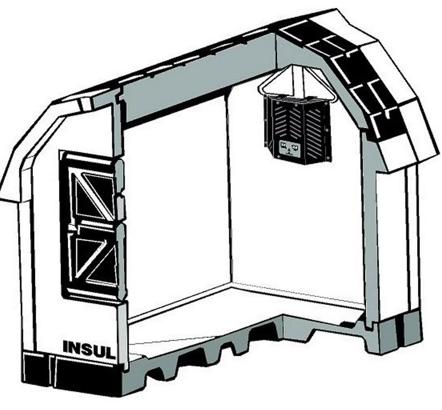 Electric Dog House Heater for Large Dog Palace CRB Doghouse ASL