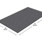Large 3' x 5' Door Mat Outdoor Indoor Diamond Scraper Floor Carpet Dark Gray