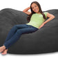 Comfy Sacks 6’ Memory Foam Bean Bag Chair Lounger Black Gray Navy Pink Red