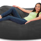 Comfy Sacks 6’ Memory Foam Bean Bag Chair Lounger Black Gray Navy Pink Red