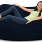 Comfy Sacks 6’ Memory Foam Bean Bag Chair Lounger Black Gray Navy Pink Red