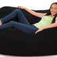 Comfy Sacks 6’ Memory Foam Bean Bag Chair Lounger Black Gray Navy Pink Red