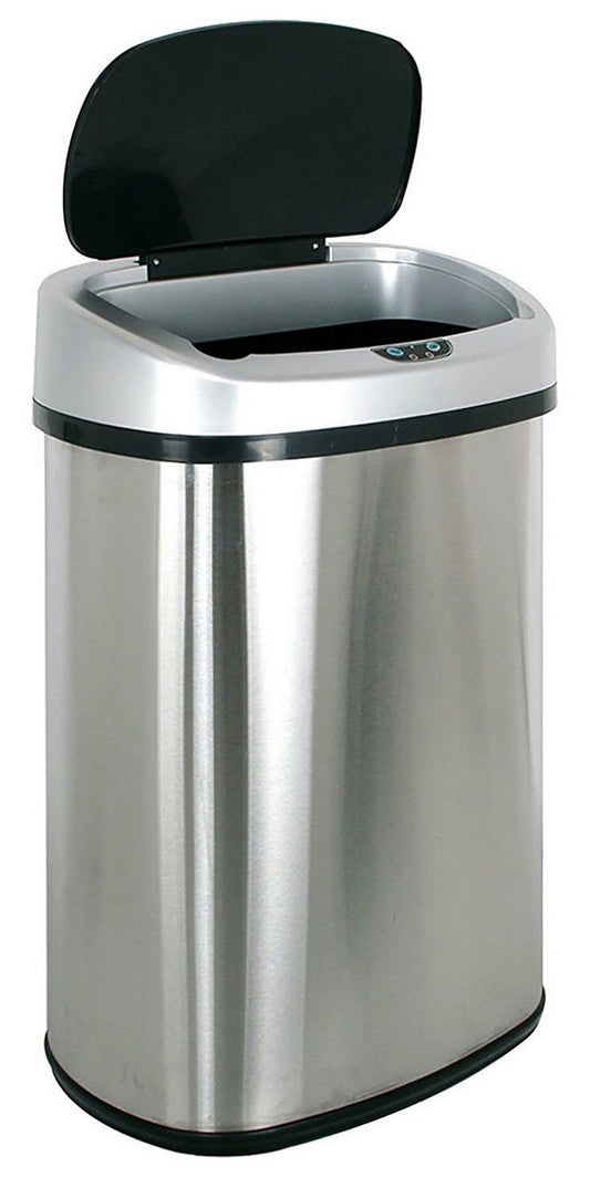13 Gallon Stainless Steel Trash Can Garbage Bin Automatic Open Motion Sensor