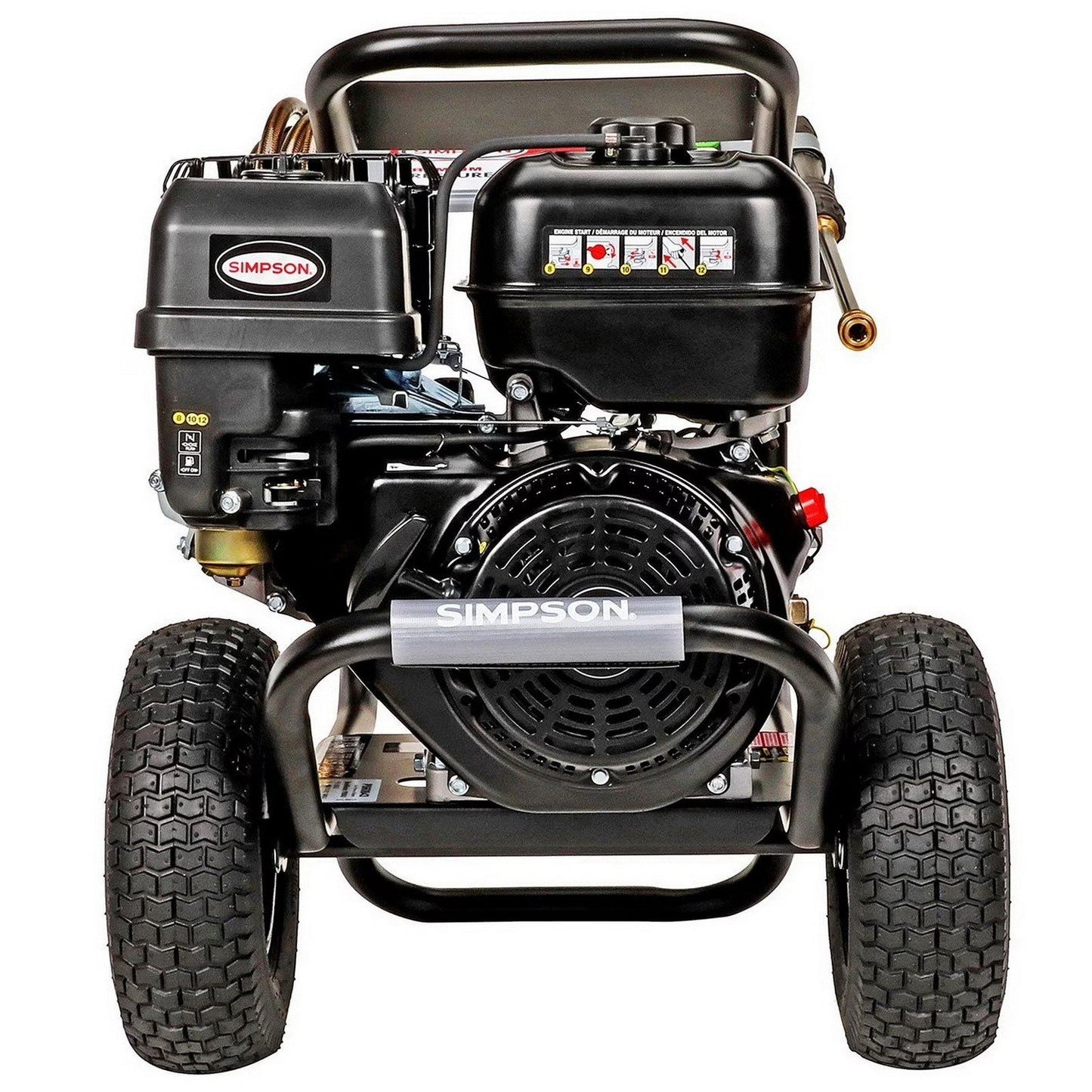 Simpson PowerShot 4400 PSI at 4.0 GPM Professional Gas Pressure Washer 5 Nozzles