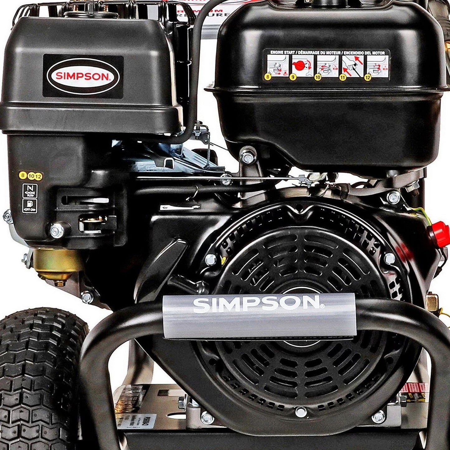 Simpson PowerShot 4400 PSI at 4.0 GPM Professional Gas Pressure Washer 5 Nozzles