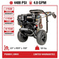 Simpson PowerShot 4400 PSI at 4.0 GPM Professional Gas Pressure Washer 5 Nozzles