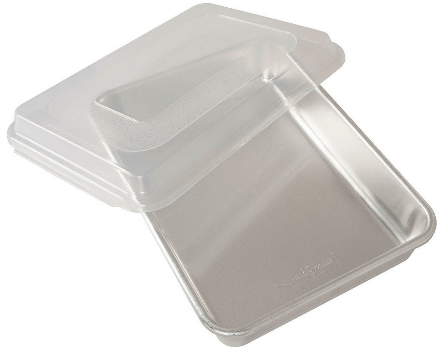 Nordic Ware Baking Cake Pans Set 9"x13" Pan w/ Lid 9" Round Pan 1.5 lb Loaf Pan