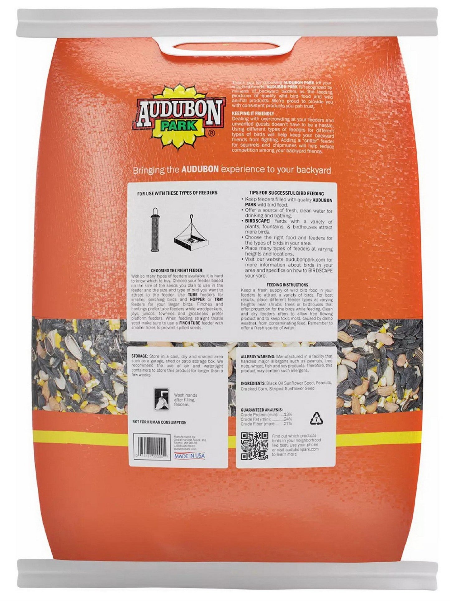 High Energy Blend Wild Bird Food Premium Mix of Seeds & Nuts 15 30 or 45 lbs