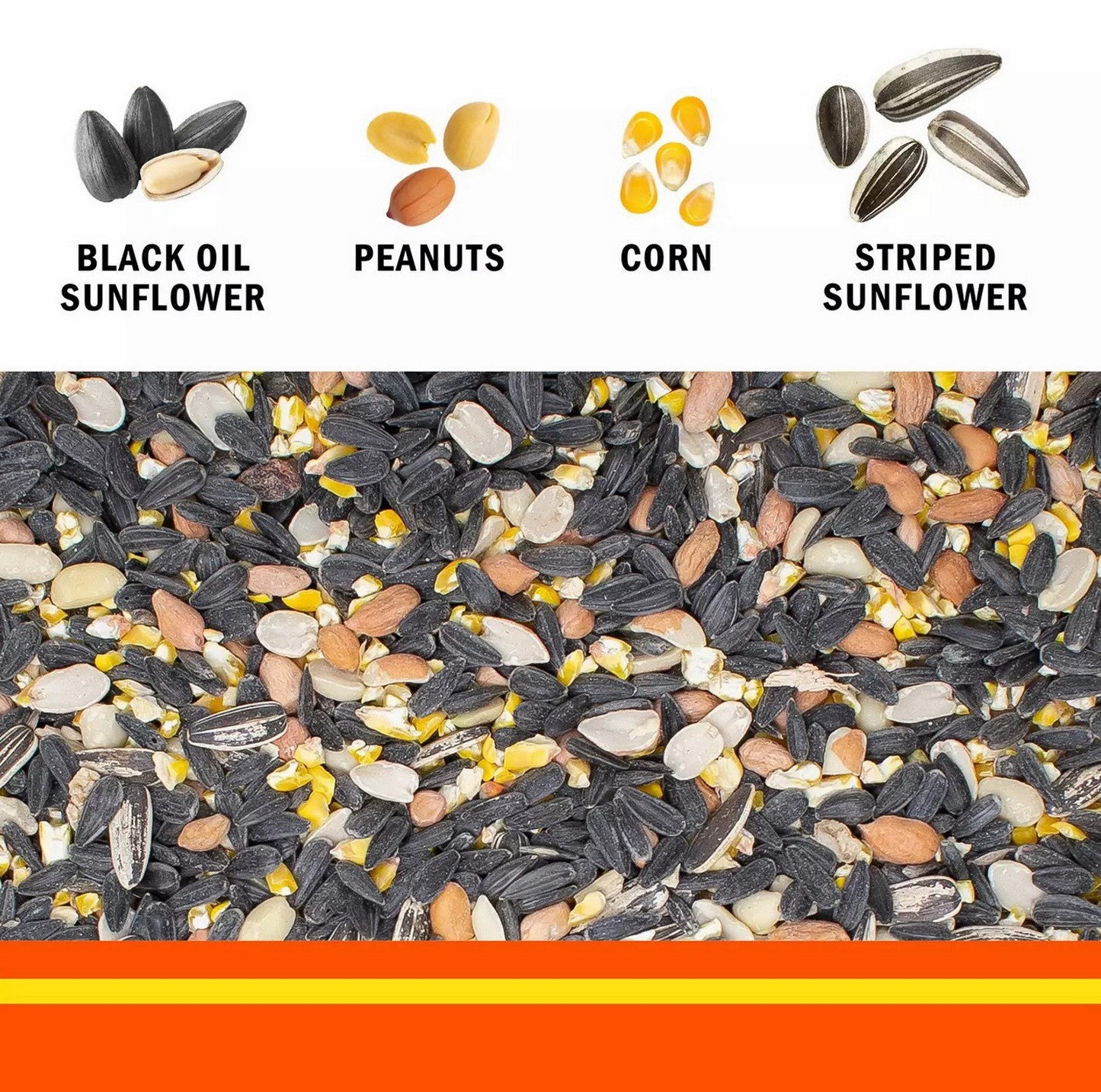 High Energy Blend Wild Bird Food Premium Mix of Seeds & Nuts 15 30 or 45 lbs