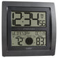 La Crosse Technology Curved Digital Atomic Wall Clock Moon Phase & Temperature