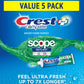 Crest Complete + Scope Outlast Ultra Toothpaste 6.3 oz Tubes 5 10 or 15 Pack