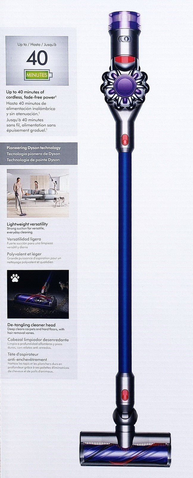 Dyson V8 Origin Extra Cordless Stick Vacuum Cleaner New In Box with Tools