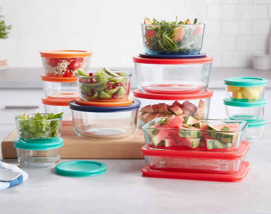 Pyrex 30 Piece Glass Food Storage Containers Simply Store Set