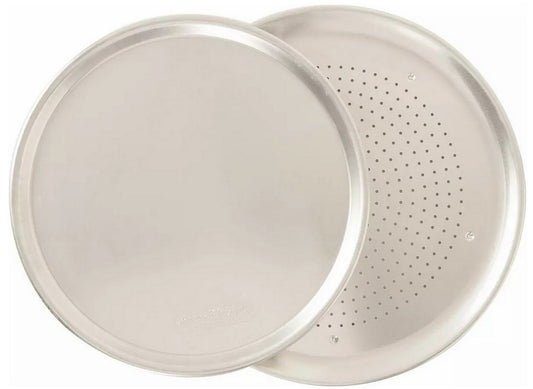 Nordic Ware Traditional and Crisper Pan Pizza, Set of 2