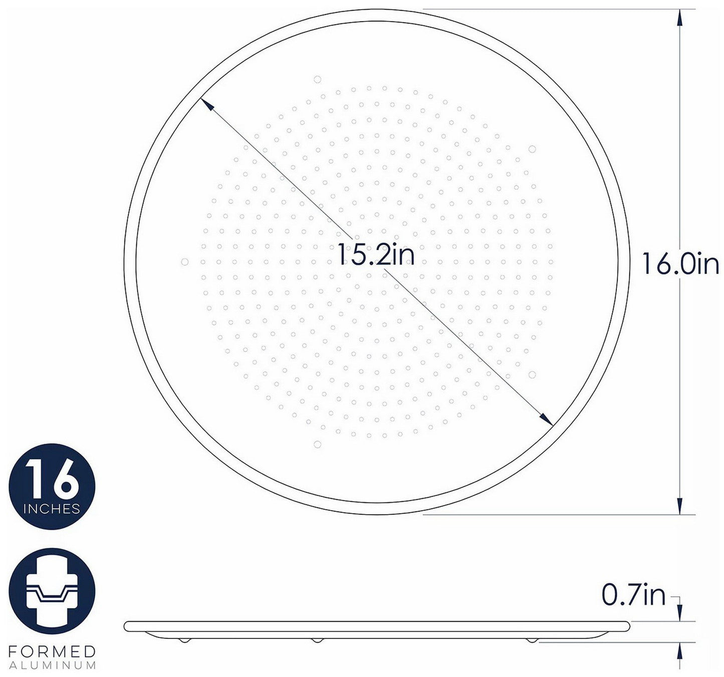 Nordic Ware Traditional and Crisper Pan Pizza, Set of 2