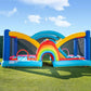 Giant Inflatable Bounce House with Slide Climbing Wall Tunnel Bouncer 19' x 9'