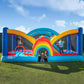 Giant Inflatable Bounce House with Slide Climbing Wall Tunnel Bouncer 19' x 9'