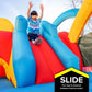 Giant Inflatable Bounce House with Slide Climbing Wall Tunnel Bouncer 19' x 9'