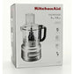 KitchenAid 7 Cup Food Processor Exact Slice System Prep Slicer Chopper Silver