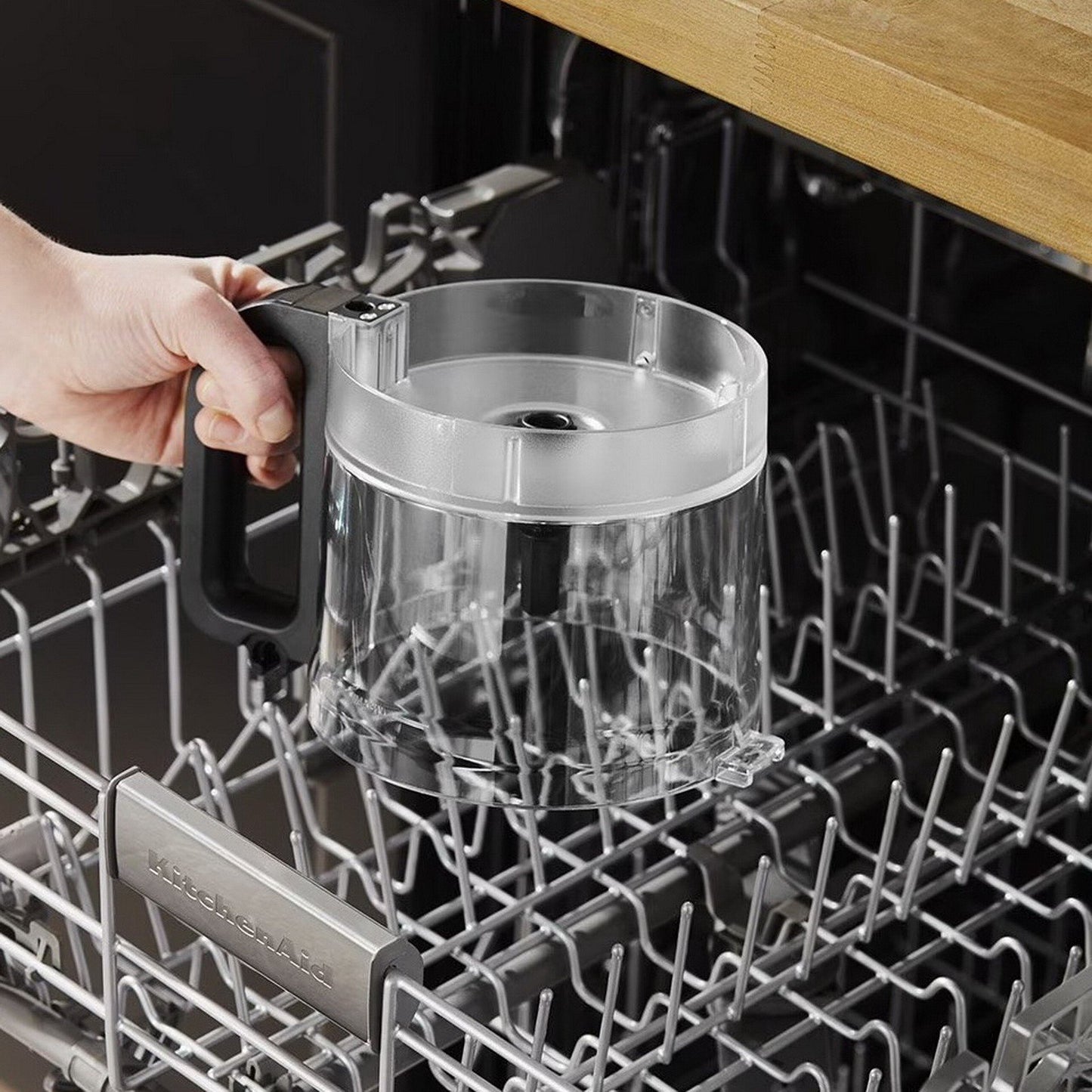 KitchenAid 7 Cup Food Processor Exact Slice System Prep Slicer Chopper Silver