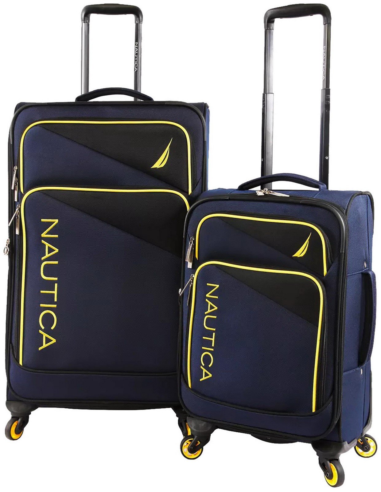 Nautica Soft Side Expandable Luggage Set 21" Carry-on 29" Spinner Suitcase