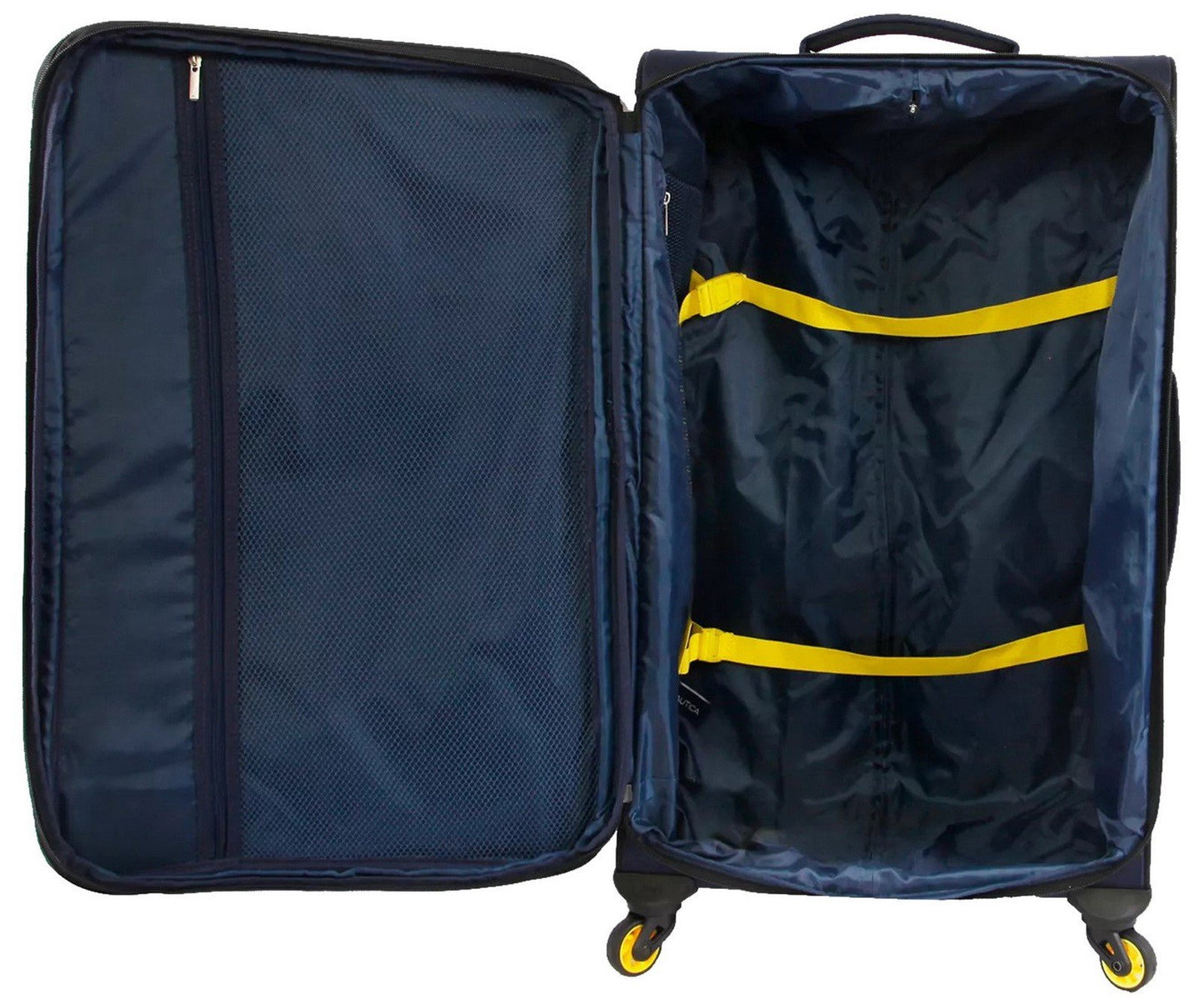 Nautica Soft Side Expandable Luggage Set 21" Carry-on 29" Spinner Suitcase