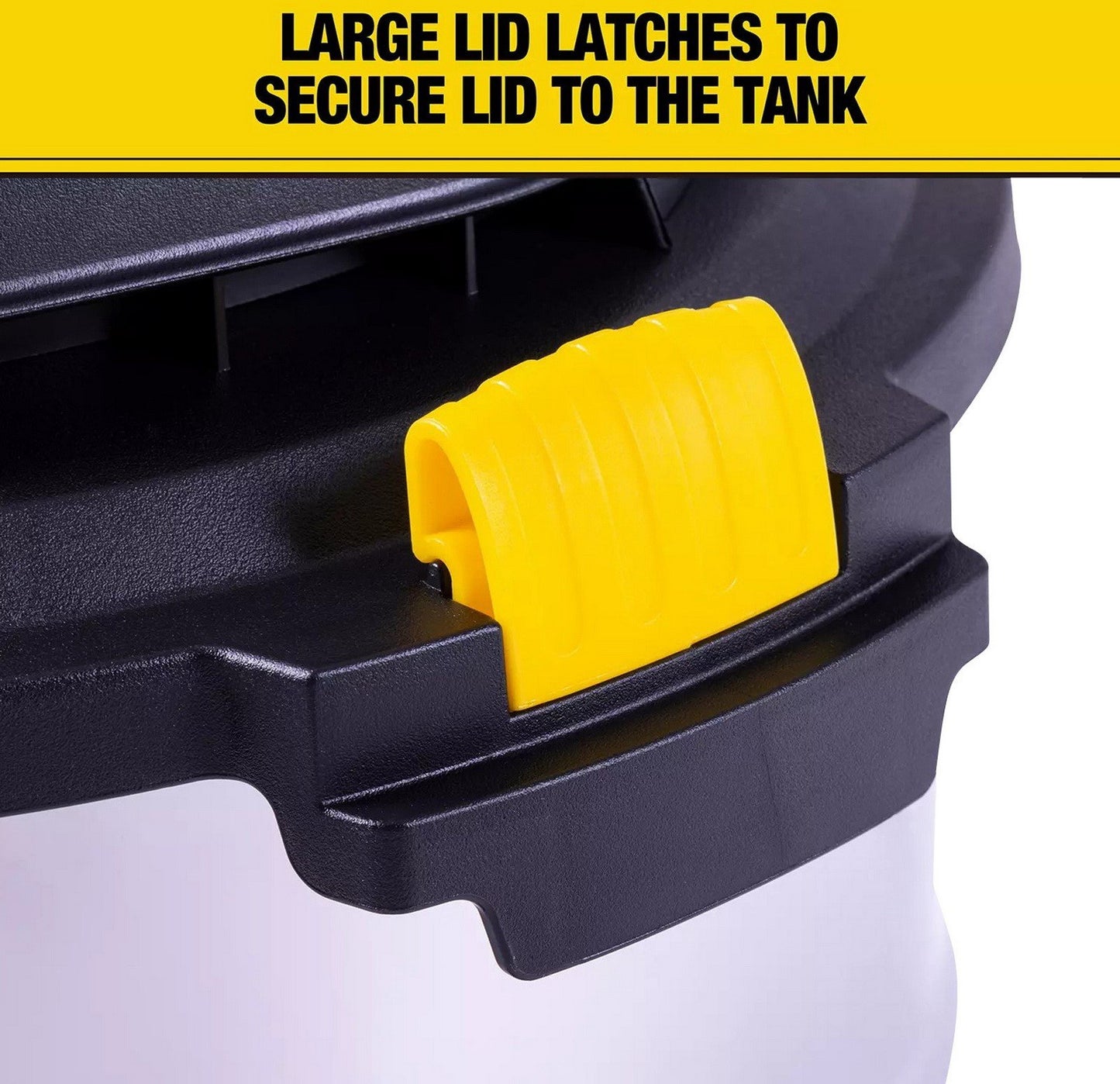 Stanley 6 Gallon Wet Dry Shop Vacuum 5.0 Peak HP Stainless Steel