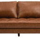 Top-Grain Leather Sectional L-Shaped Sofa Couch Chaise Living Room Furniture Set