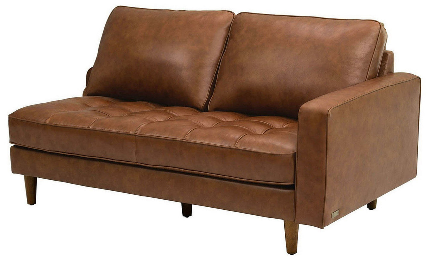 Top-Grain Leather Sectional L-Shaped Sofa Couch Chaise Living Room Furniture Set