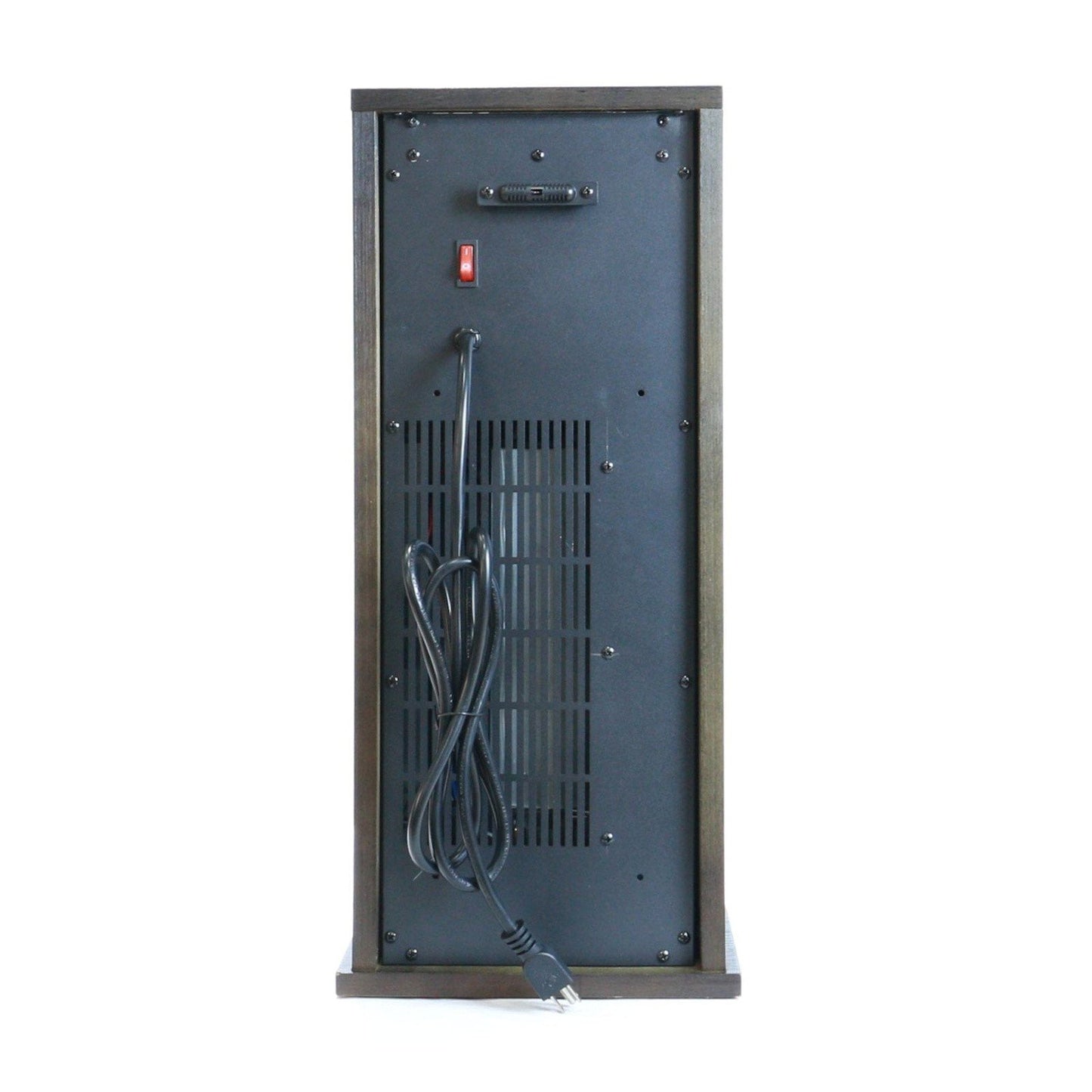 Infrared Electric Space Heater 23" Tower 1500 Watt Remote Control Wood Cabinet