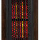 Infrared Electric Space Heater 23" Tower 1500 Watt Remote Control Wood Cabinet