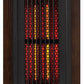 Infrared Electric Space Heater 23" Tower 1500 Watt Remote Control Wood Cabinet