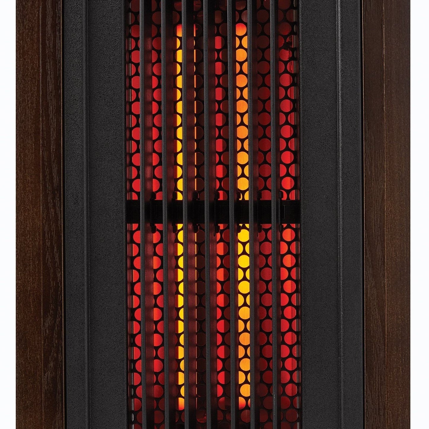Infrared Electric Space Heater 23" Tower 1500 Watt Remote Control Wood Cabinet