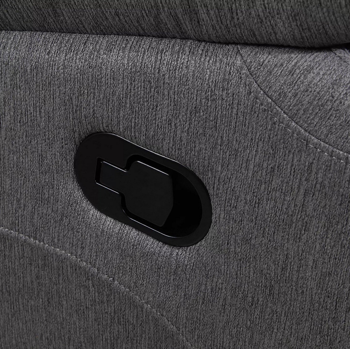 6 Piece Reclining Sectional Sofa Couch Chaise Modular Fabric Furniture Set Grey