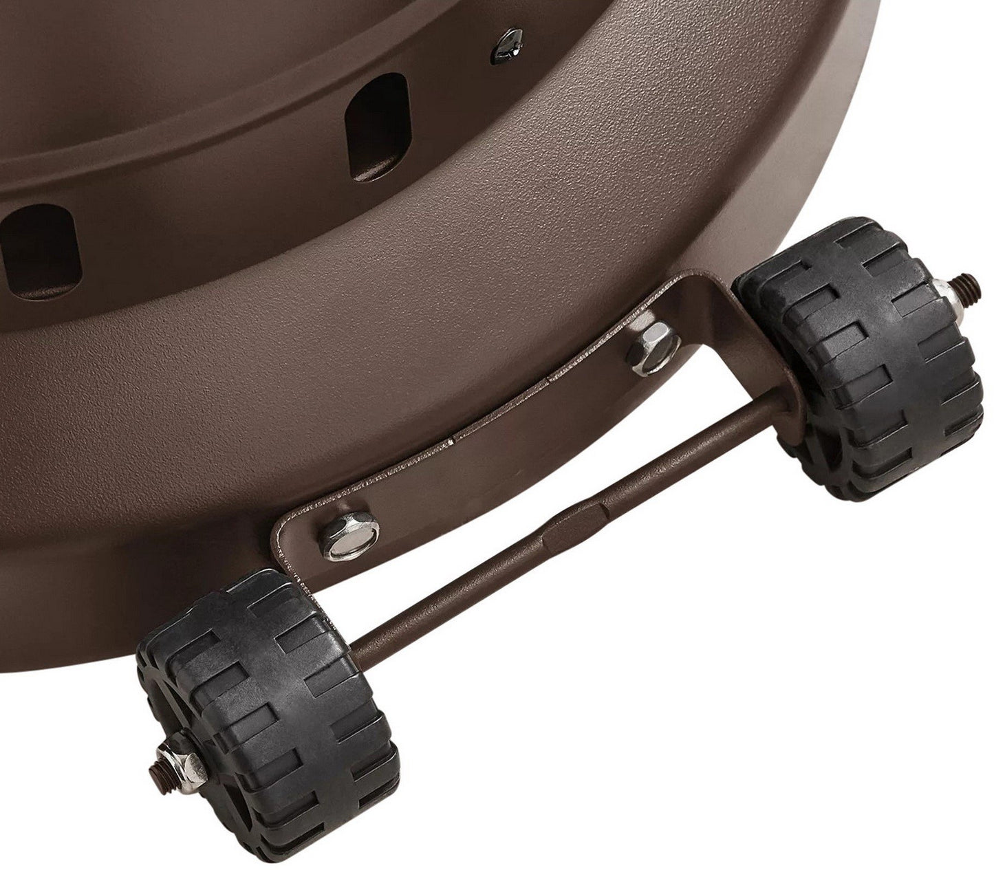 86" Tall Bronze Patio Heater with LED Light Table 50,000 BTU Electric Start