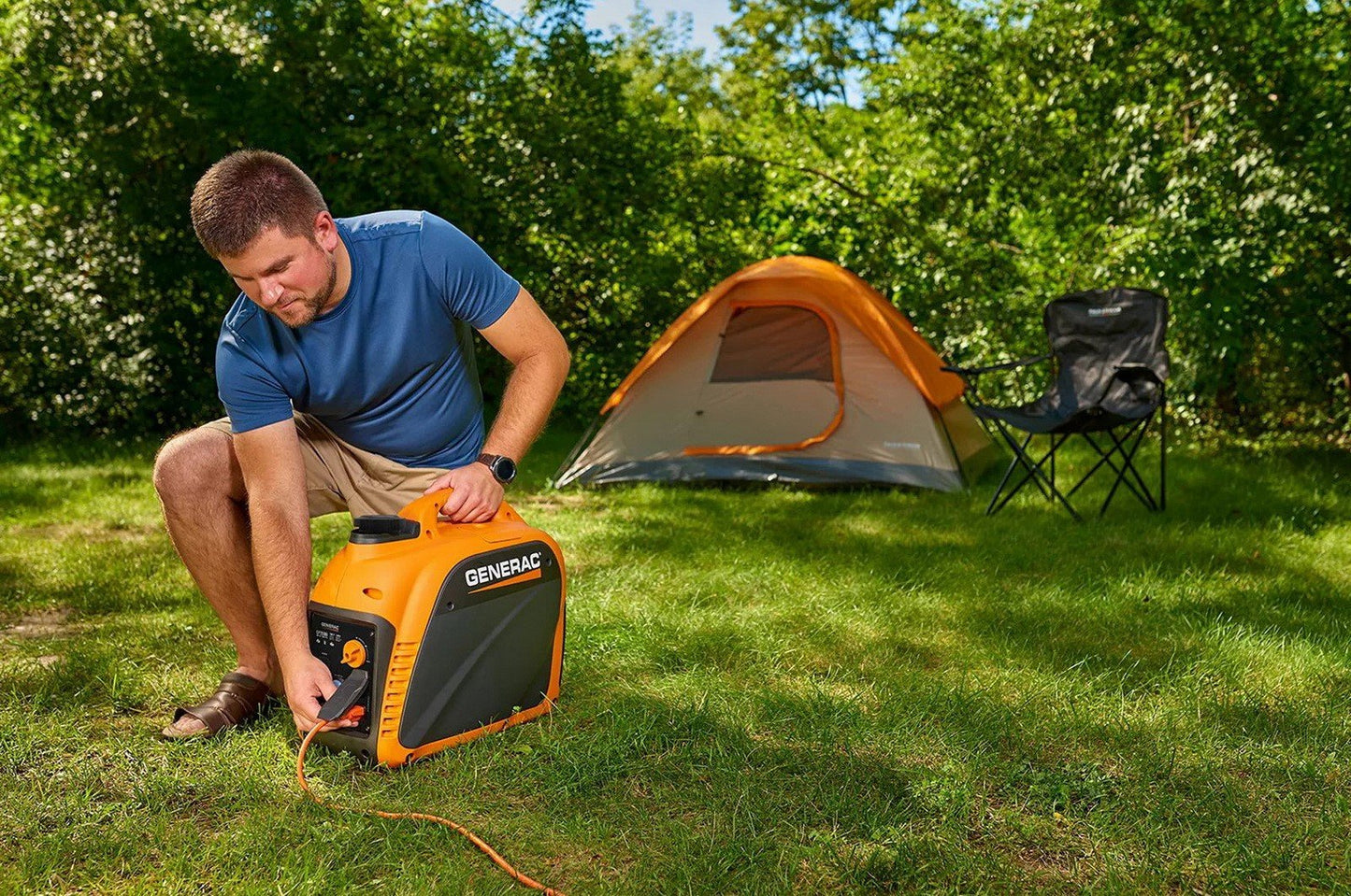 Portable Generac Gas Inverter Power Generator Generac 2500 Watt 8251 GP2500i