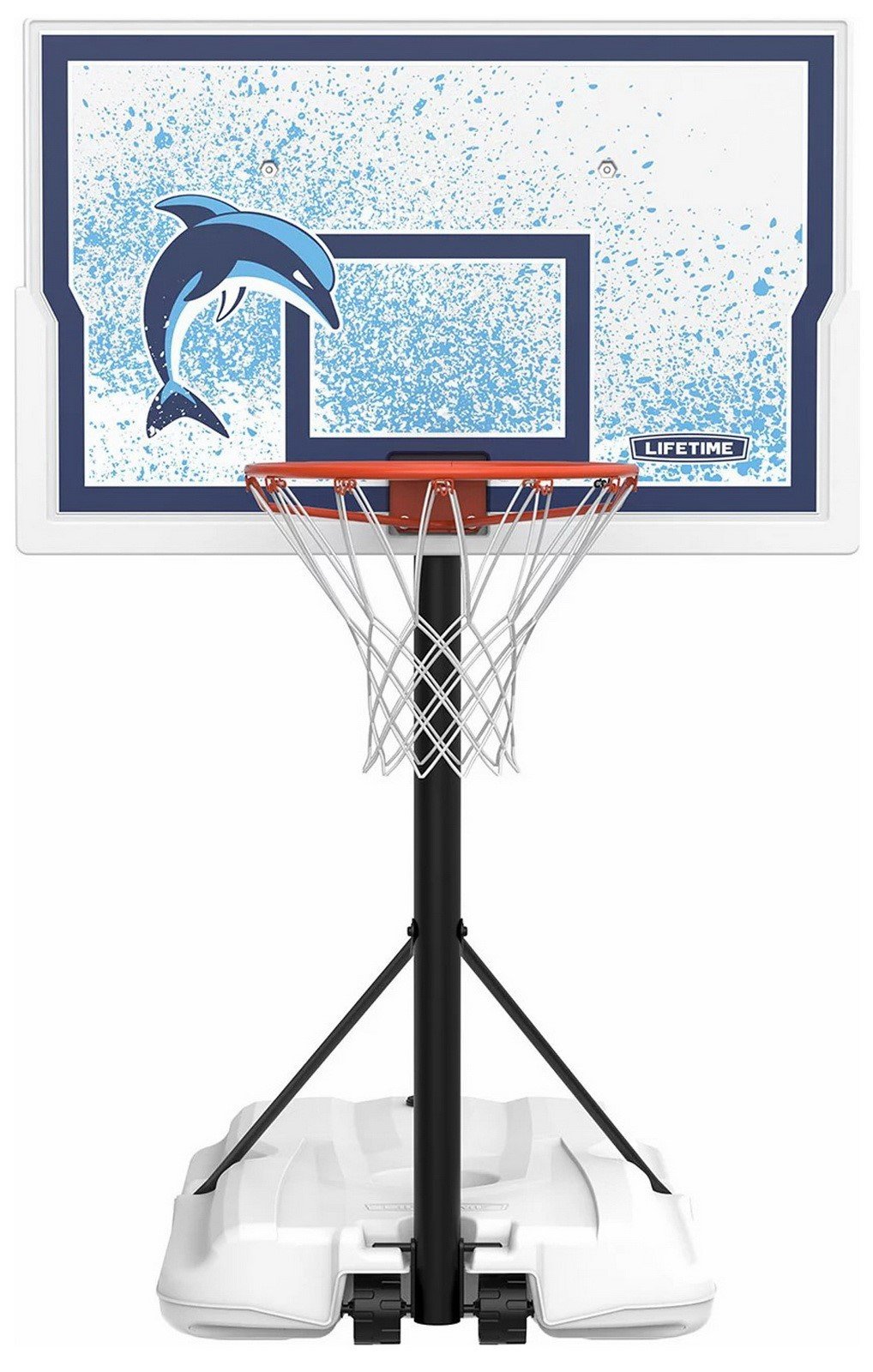 Swimming Pool Basketball Goal 44" Backboard Pool Side Hoops System