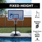 Swimming Pool Basketball Goal 44" Backboard Pool Side Hoops System