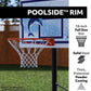Swimming Pool Basketball Goal 44" Backboard Pool Side Hoops System
