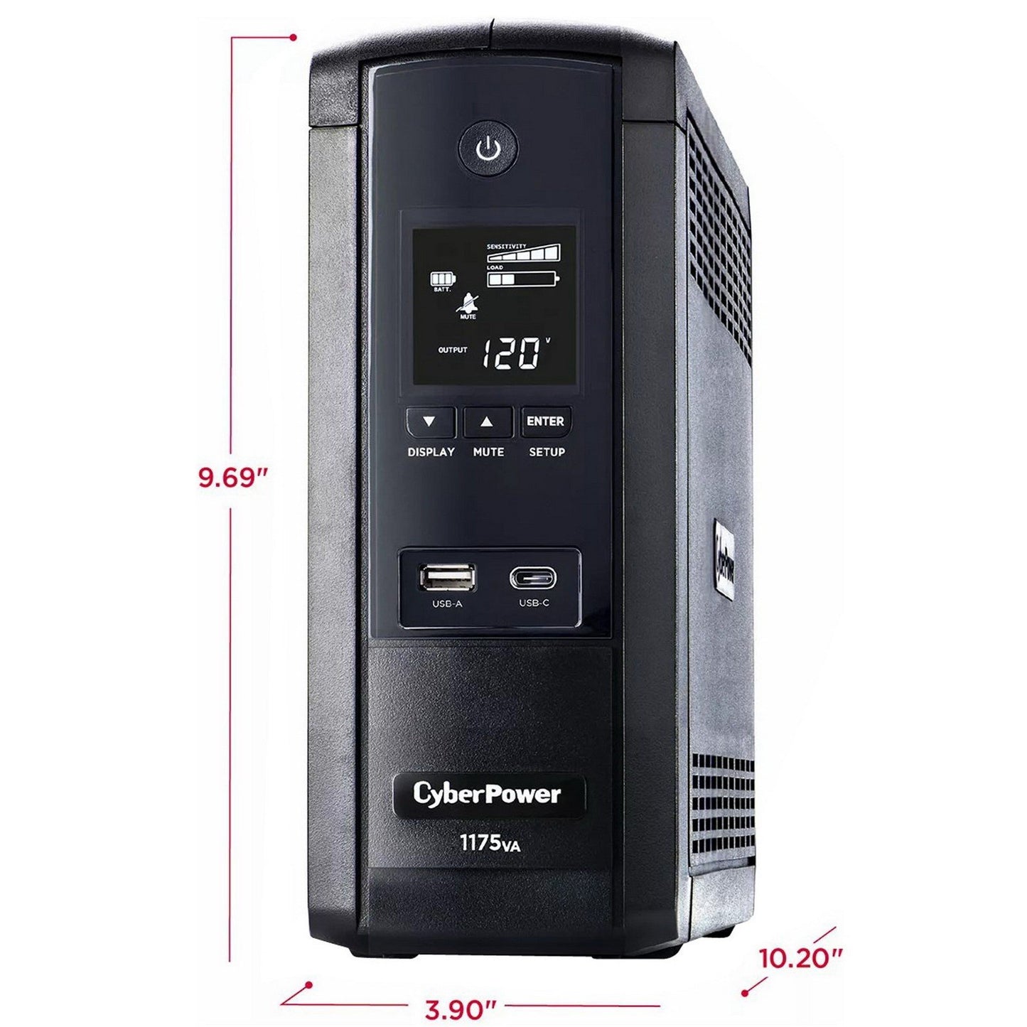 CyberPower 1175VA UPS Battery Backup with Surge Protection & USB Charging S175UC