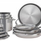 Ninja EverClad 12 pc Tri Ply Stainless Steel Cookware Set Induction Ready