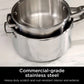 Ninja EverClad 12 pc Tri Ply Stainless Steel Cookware Set Induction Ready
