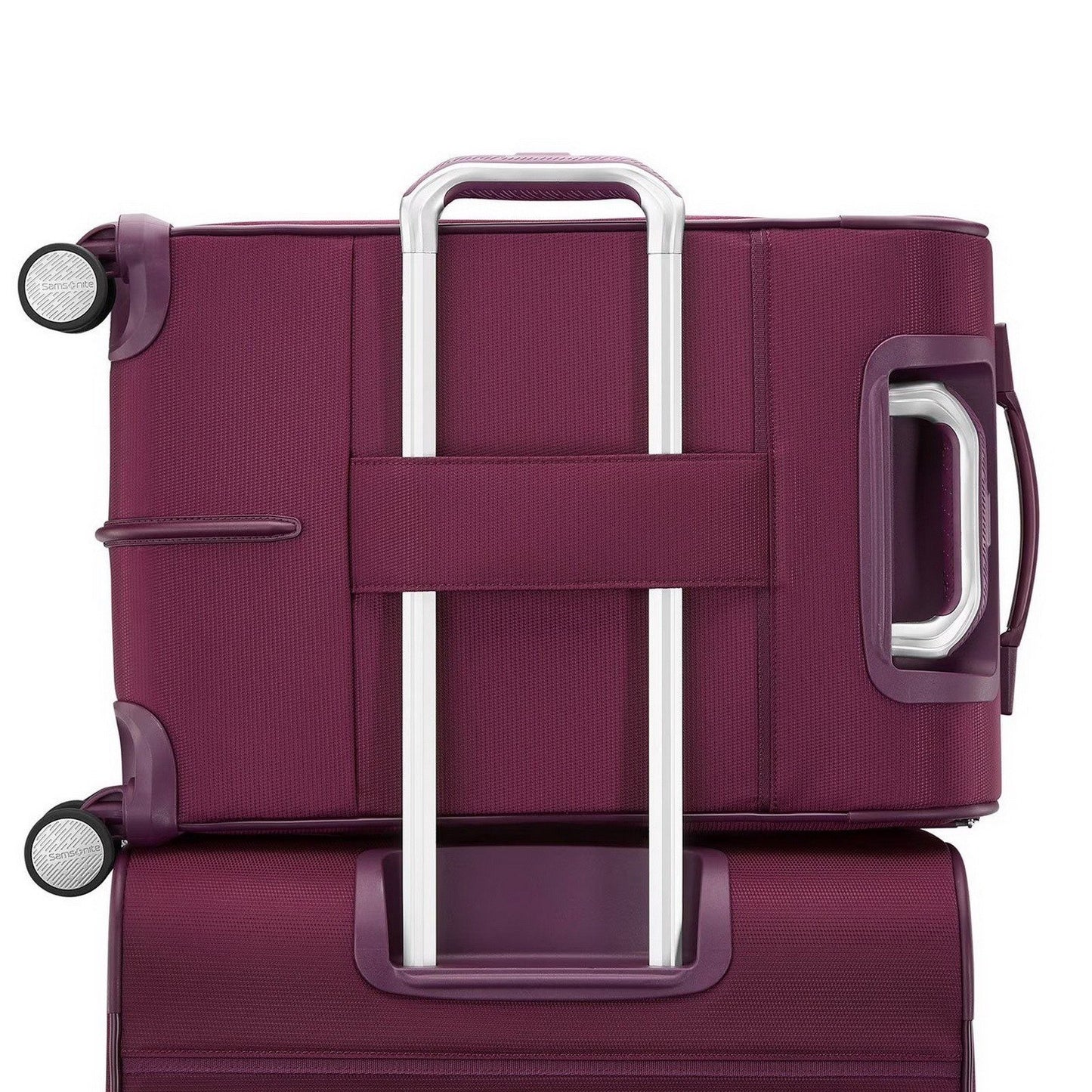 Samsonite 2 pc Softside Spinner Wheel Luggage Set Rolling Expandable Suitcases