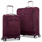 Samsonite 2 pc Softside Spinner Wheel Luggage Set Rolling Expandable Suitcases