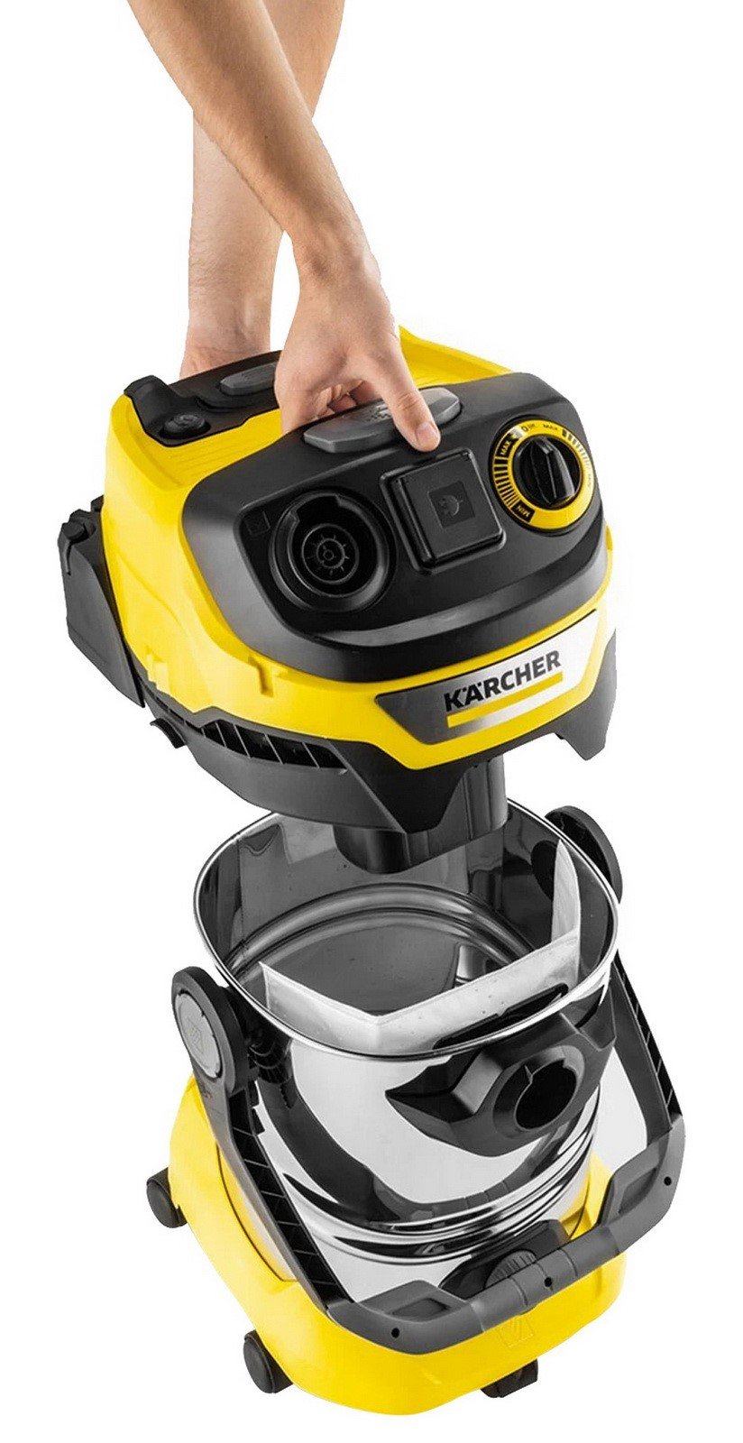 Karcher WD 6 P S Multi-Purpose 8 Gallon Wet-Dry Shop Vacuum Cleaner
